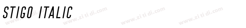 Stigo Italic字体转换